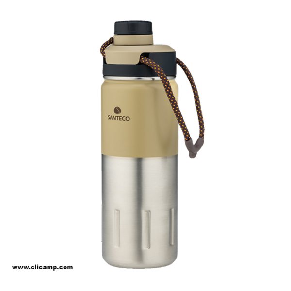 بطری ورزشی سانتکو - SANTECO - مدل Ktwo 500ml خاکی