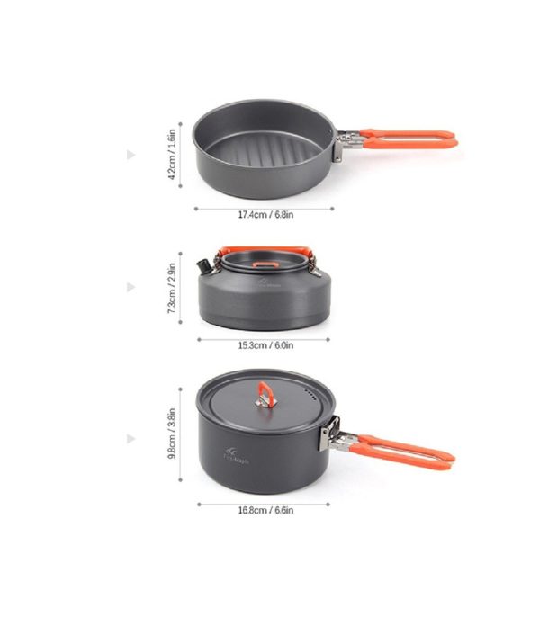 ست ظروف دو نفره فایرمپل / FIREMAPLE - مدل  Feast 2 - Image 4