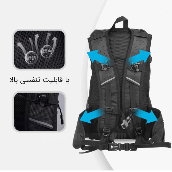 کوله پشتی نیچرهایک 20 لیتری - NATURE HIKE - مدل NH20 - Image 4