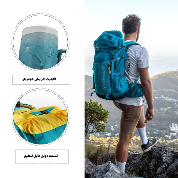 کوله پشتی نیچرهایک / NATURE HIKE - مدل NH45 - Image 4